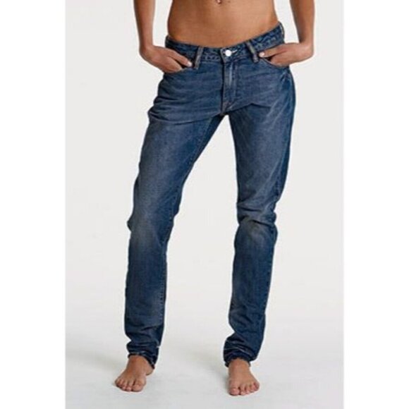 ACNE Studios Storlek Hug Lost 100% Cotton Jeans 27/32 Straight Slim‎ - Picture 1 of 8